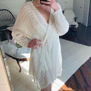 Free People Ivory Sweater Dress